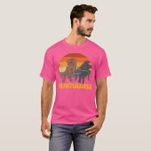 Pianosaurus Pianist Speel Piano T-shirt (Voorkant volledig)