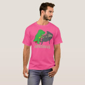 Pianosaurus Piano Shirt Dinosaur Percussion Music  (Voorkant volledig)