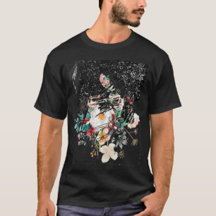 Pianoschets tekenen Abstracte kunst T-shirt
