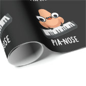 Pianose Funny Piano Nose Pun Dark BG Cadeaupapier (Rol Hoek)