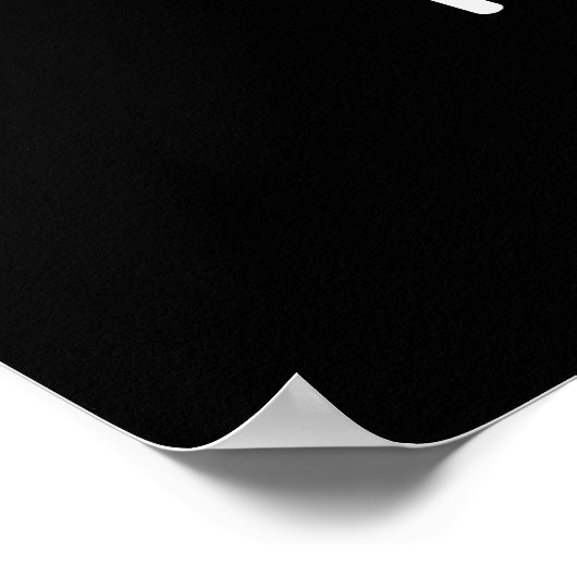 Pianose Funny Piano Nose Pun Dark BG Poster (Hoek)