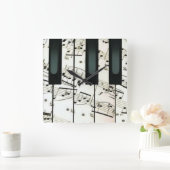 Pianoslang Vierkante Klok (Huis)