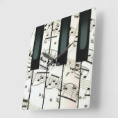 Pianoslang Vierkante Klok (Hoek)