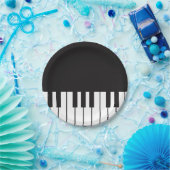 Pianosleutels Borden papier Papieren Bordje (Feest)