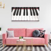 pianosleutels canvas afdruk (Insitu (Woonkamer))