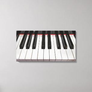pianosleutels canvas afdruk
