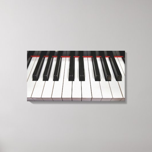 pianosleutels canvas afdruk (Voorkant)
