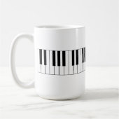 Pianosleutels - Coffee-Mok Koffiemok (Links)