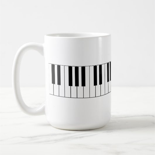 Pianosleutels - Coffee-Mok Koffiemok (Links)