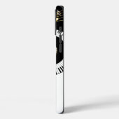 Pianosleutels en gouden Muzieknoten Case-Mate iPhone Case (Achterkant / Links)