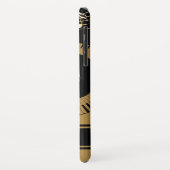 Pianosleutels en gouden Muzieknoten Case-Mate iPhone Case (Achterkant/links)