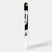 Pianosleutels en gouden Muzieknoten Hoesje (Achterkant / Links)