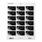 Pianosleutels en muziekbladen etiket (Full Sheet)