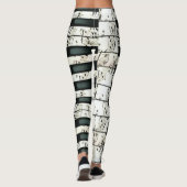 Pianosleutels Leggings (Achterkant)