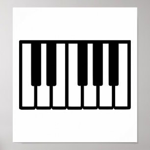 Pianosleutels Poster