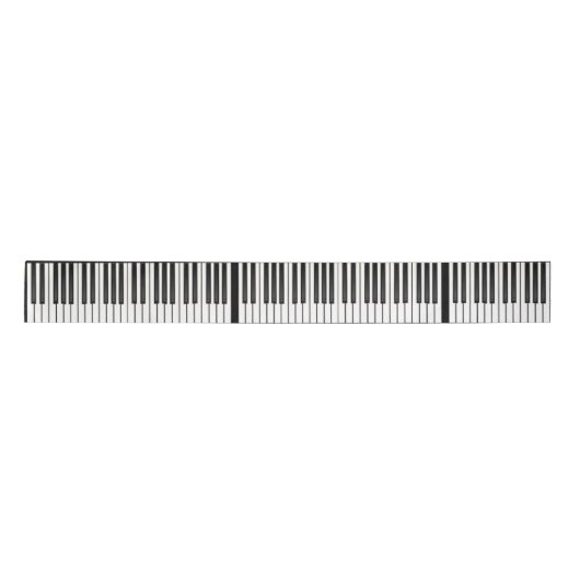 Pianosleutels Satijnen Lint (Voorkant)