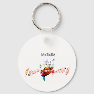 Pianosleutels sleutelhanger voor kinderen, pianist