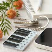 Pianosleutels - sleutelketen sleutelhanger (Voorkant Rechts)