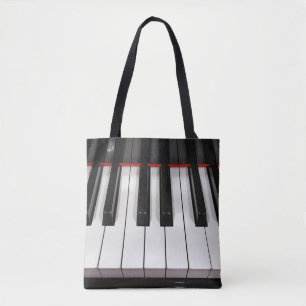 pianosleutels tote bag