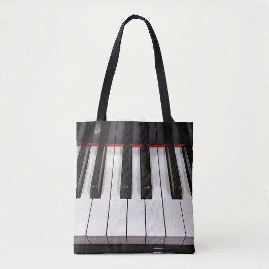 pianosleutels tote bag (Voorkant)
