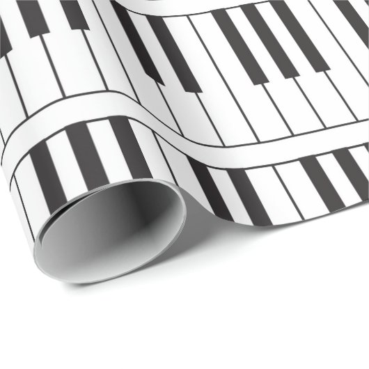 Pianosleutels — Verpakkingspapier Cadeaupapier (Rol Hoek)