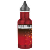 pianosleutels waterfles (Links)