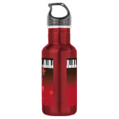 pianosleutels waterfles (Achterkant)