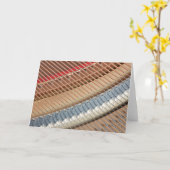 Pianosnaren - Blank Note Kaart (Gele Bloem)