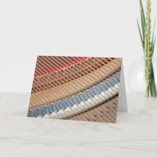 Pianosnaren - Blank Note Kaart (Voorkant)