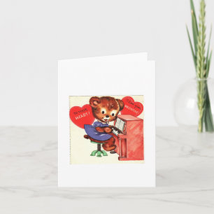 pianospel Teddy Valentijn Kaart