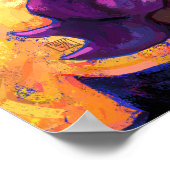 Pianospelend Meisje op het Podium Poster (Hoek)