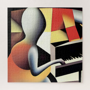 Pianospeler - Airbrush Art Legpuzzel
