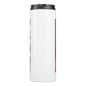 Pianospeler - Airbrush Art Thermosbeker (Achterkant)