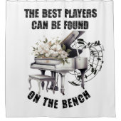 Pianospeler Douchegordijn (Voorkant)