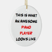 pianospeler, geweldige keramisch ornament (Rechts)