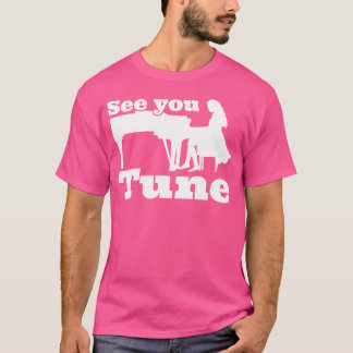 Pianospeler in het theater t-shirt