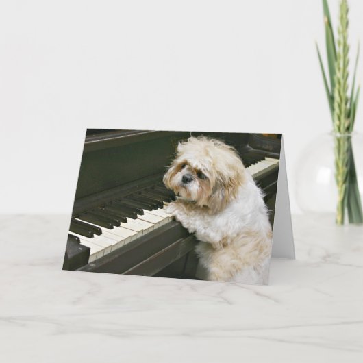 pianospeler kaart (Voorkant)