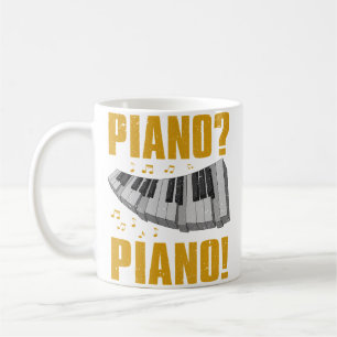Pianospeler Klassiek Muziekinstrument Pianist Koffiemok