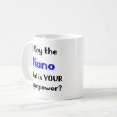 pianospeler koffiemok (Voorkant links)