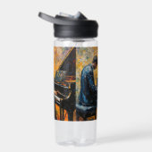 Pianospeler - olieverfschilderij waterfles (Rechts)