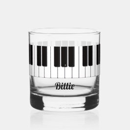 Pianospeler Persoonlijk Whisky Glas