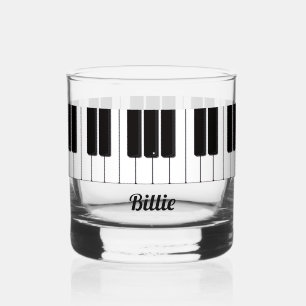 Pianospeler Persoonlijk Whisky Glas