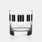 Pianospeler Persoonlijk Whisky Glas (Achterkant)