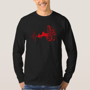 Pianospeler Pianist musicus musical in T-shirt