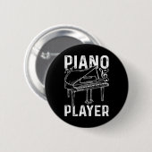 Pianospeler Ronde Button 5,7 Cm (Voorkant /achterkant)
