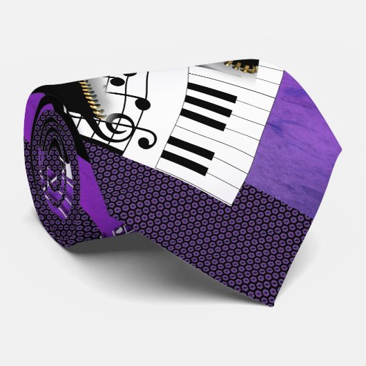 Pianospeler Stropdas (Opgerold)