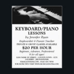 Pianospeler, Toetsenbord, Pianolessen Flyer<br><div class="desc">Pianospeler,  Toetsenbord,  Pianolessen Adverteren flyers door de Visitekaartje Store.</div>
