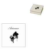  pianostempel rubberstempel (Gestempeld)