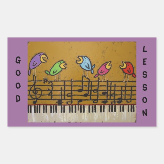 Pianostudent stickers (Voorkant)