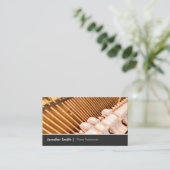 Pianotechnicus Piano Tuner - Elegant en Chic Visitekaartje (Staand voorkant)
